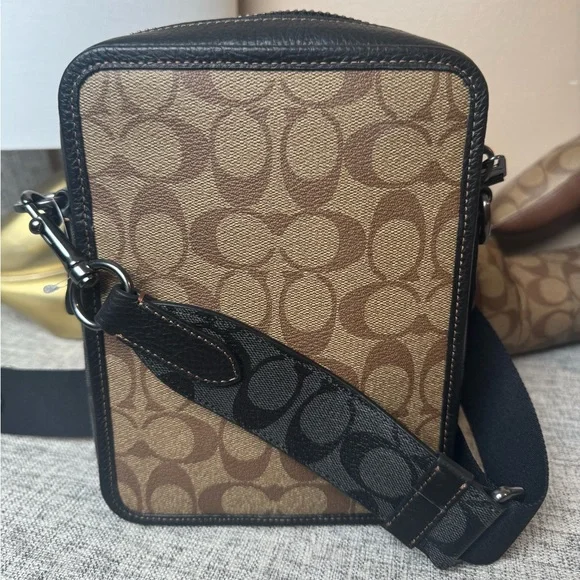 $189 COACH SULLIVAN Crossbody In Signature Canvas Men